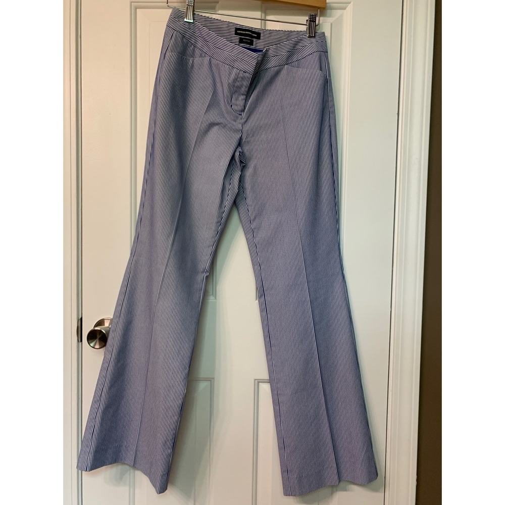 EXPRESS brand size 0 Editor Pants White and Blue
